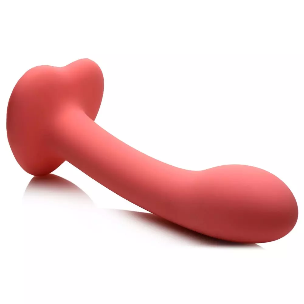 Simply Sweet 7 inch G-Spot Silicone Dildo In Pink